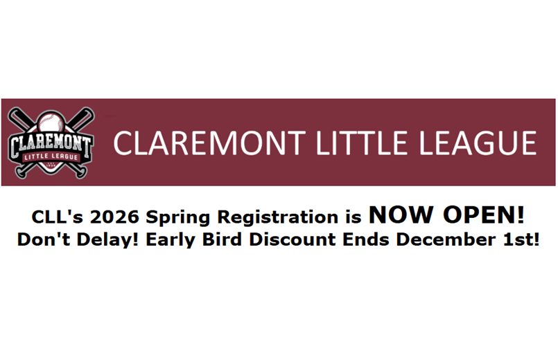 Spring 2026 Registration NOW OPEN