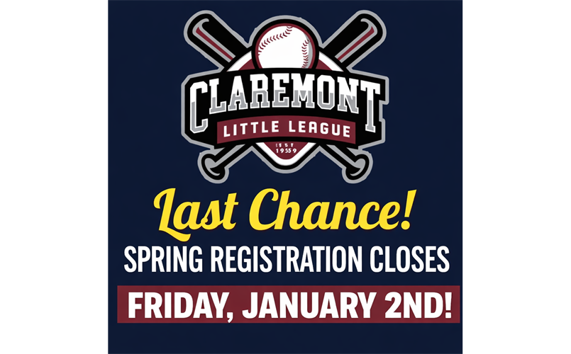 Spring 2026 Registration NOW OPEN